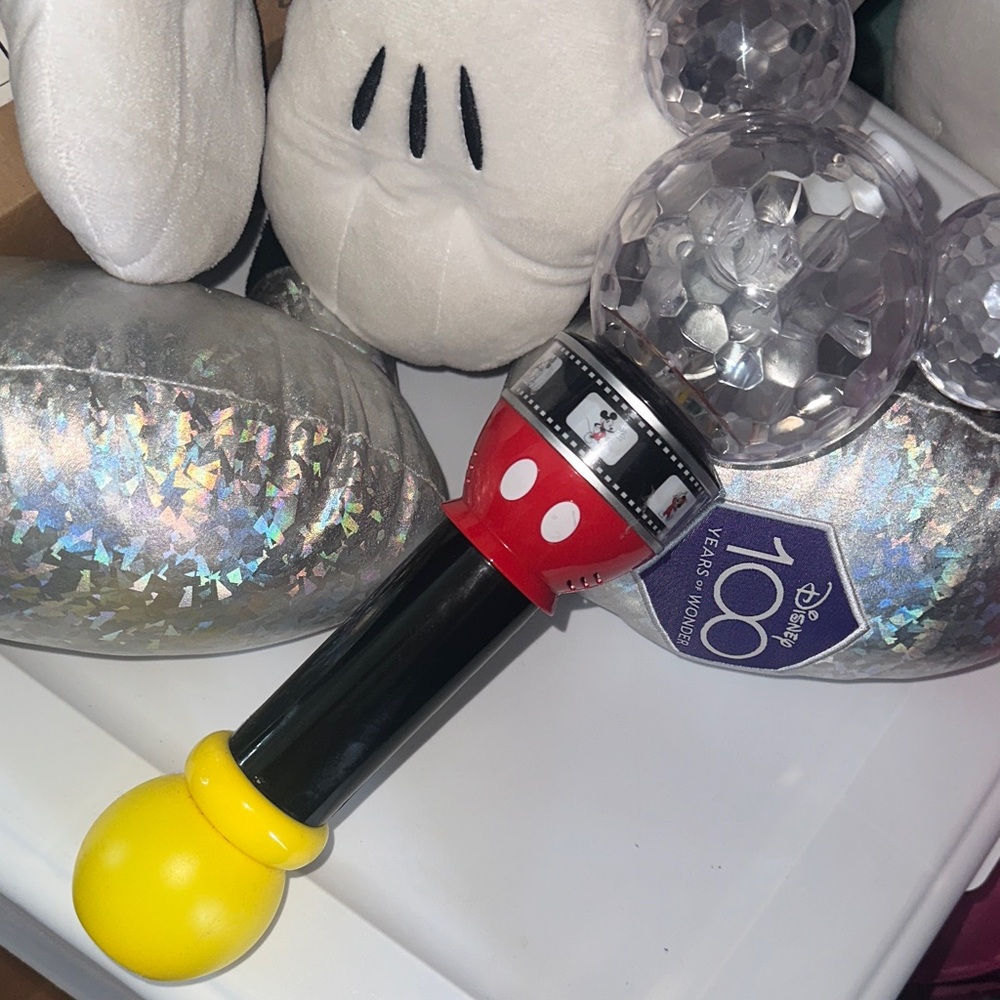 Disney Mickey Mouse bubble Red and Yellow Light-Up Toy